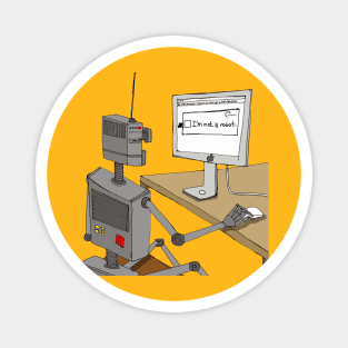 Robot Captcha Magnet